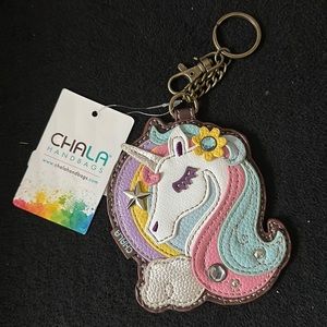 CHALA Unicorn 🦄 Keychain Coin Wallet NWT